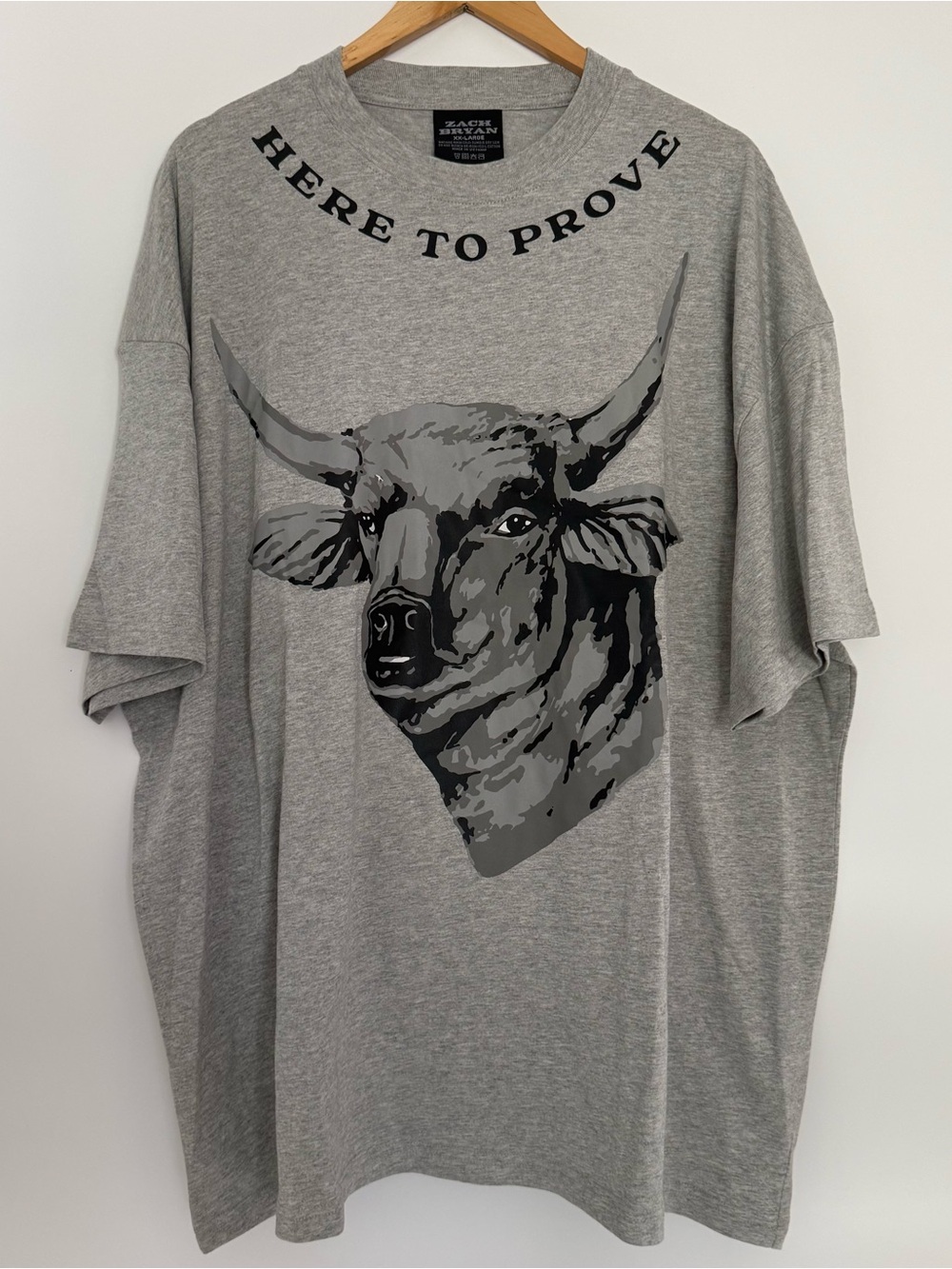 ZACH BRYAN HERE TO PROVE TOUR SHIRT 2023 XXL